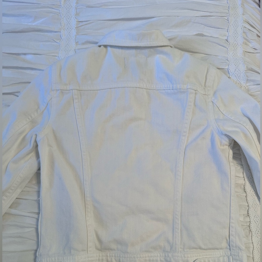 J. Crew Cream Denim Jacket